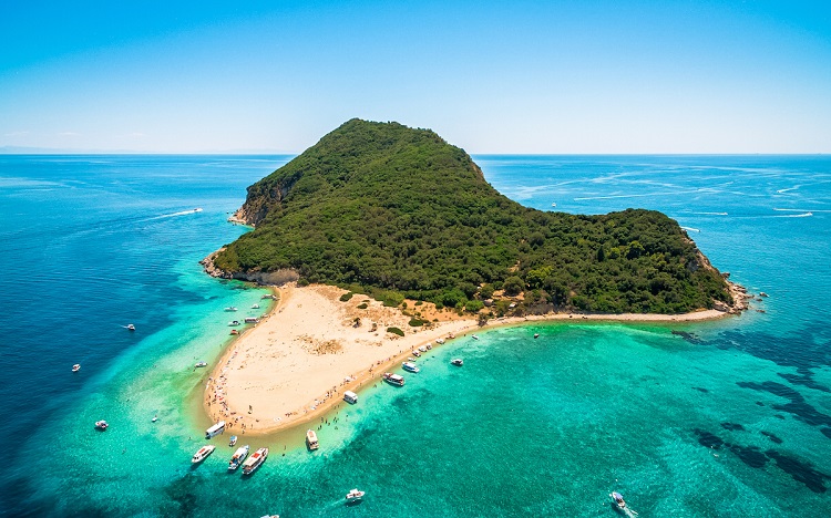 Travel to the island of Zakynthos